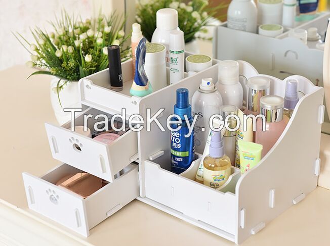 Eco-friendly cosmetic storage box/desktop storage box 