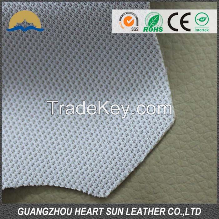 LICHI pattern pvc leather for car seat cover