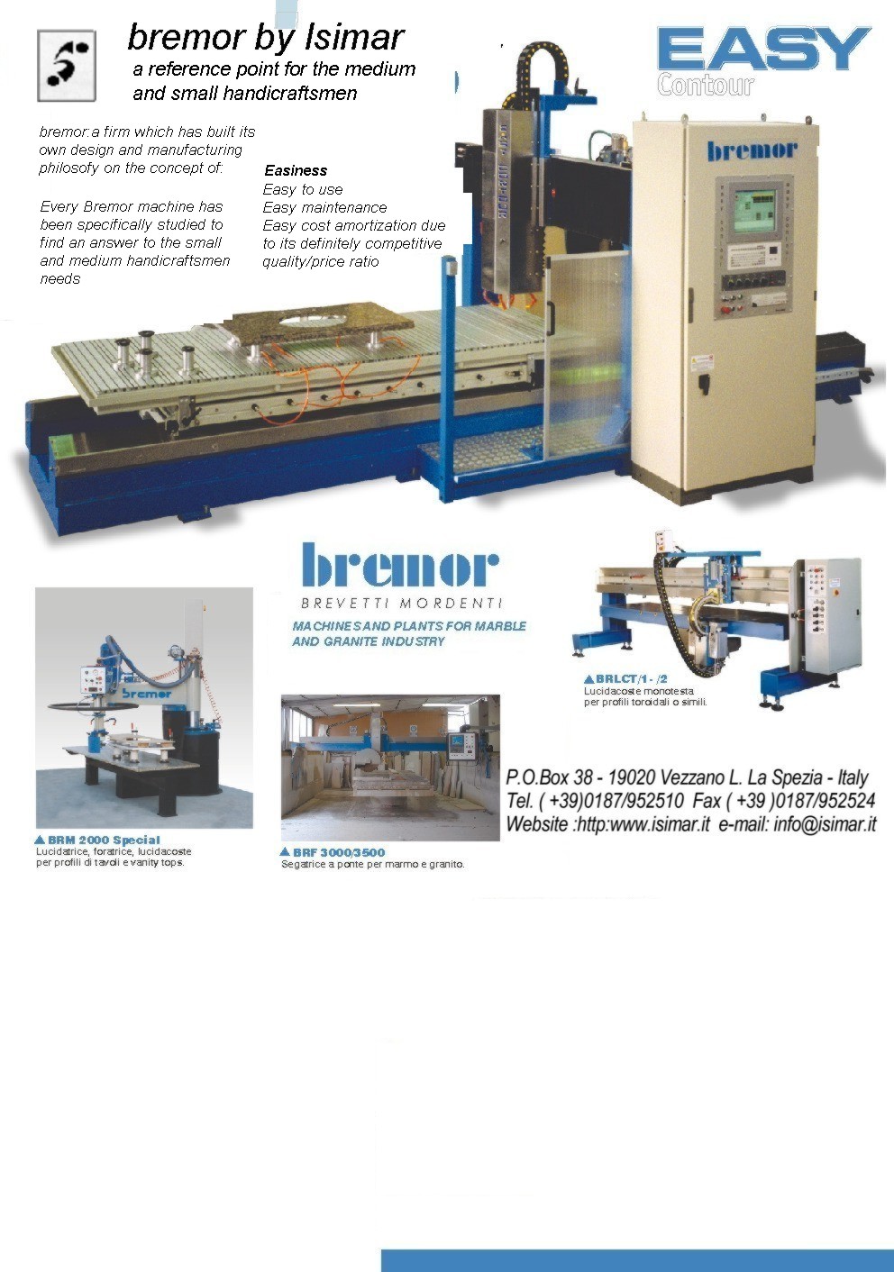 ISIMAR MACHINES CATALOGUE