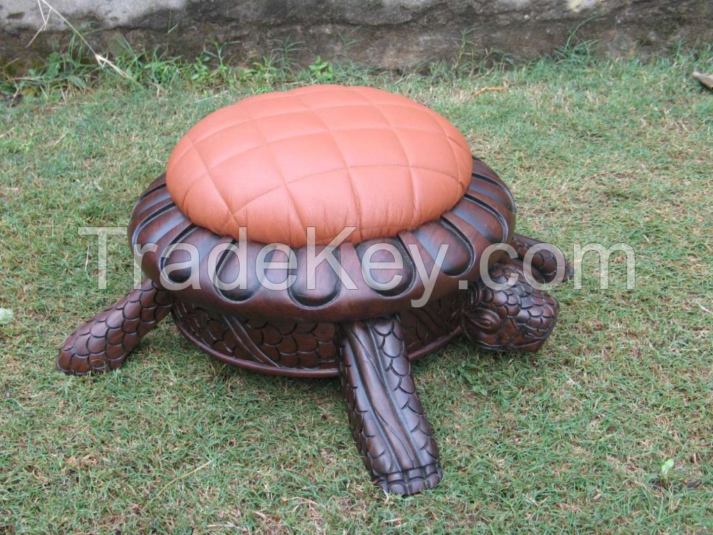 HAND MADE  WOODEN   STOOL