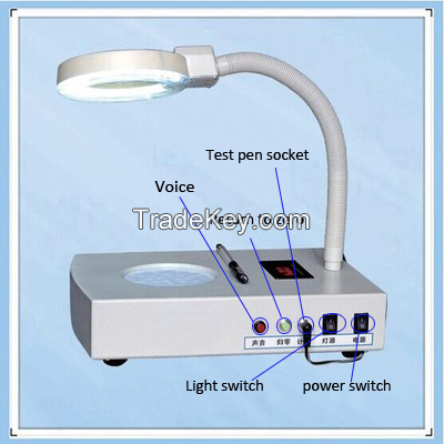 220V Colony counter Bacteria quantity counting machine Bacterial tester Built-in magnifying glass With lamp