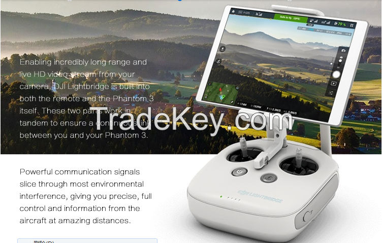 Radio Control Toys Dji Phantom 3 Professional Unmanned Aerial vehicle with Live HD View