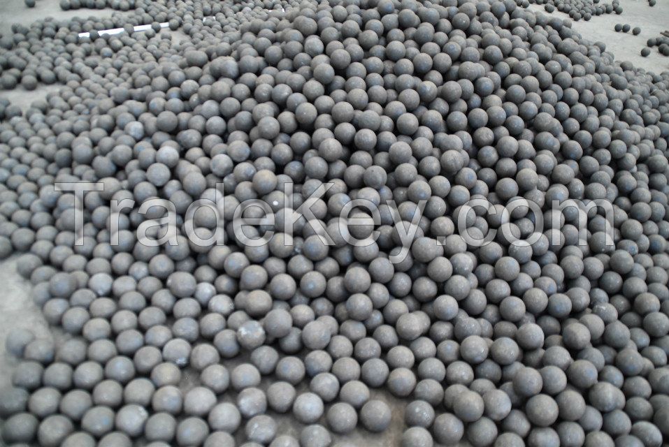 Forged grinding balls