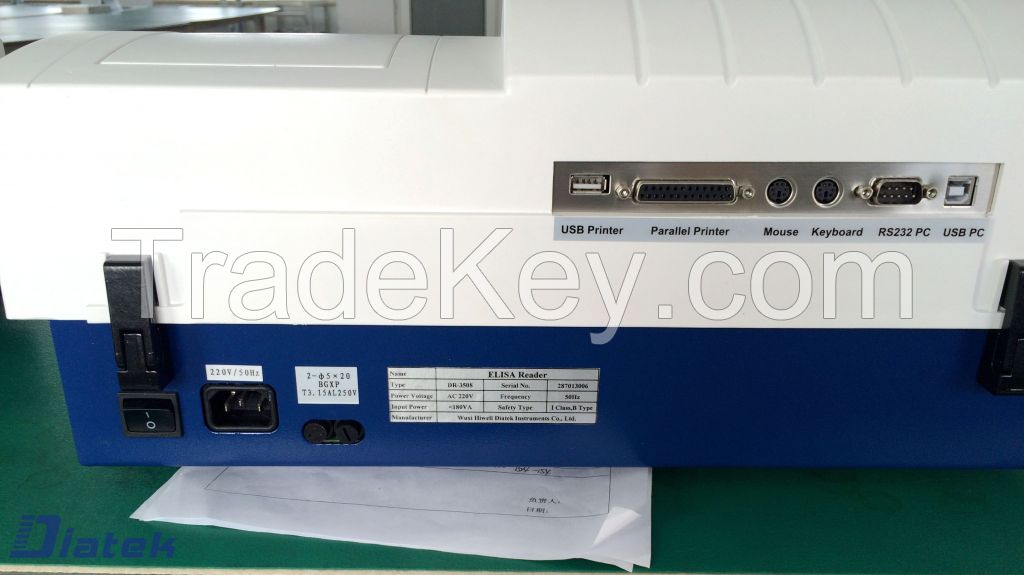 medical hospital equipments elisa microplate reader