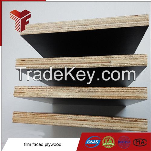 Hot sell black color 15mm film faced plywood for consturction