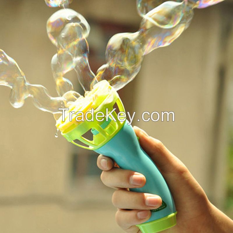 Blowing bubble toy