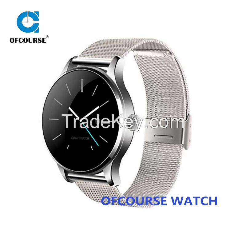 Milanese smart watch k88h bluetooth 4.0 heart rate mornitor health watch
