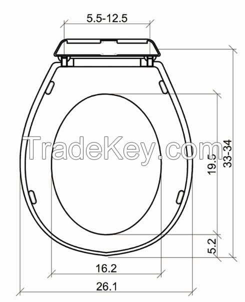 Toilet seat cover for children