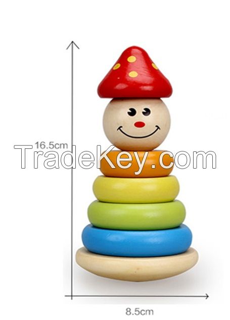 wooden toys - Clown Tower