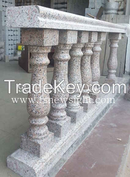 Natural stone Granite baluster/balustrade, pillar for villa, garden , balcony fence