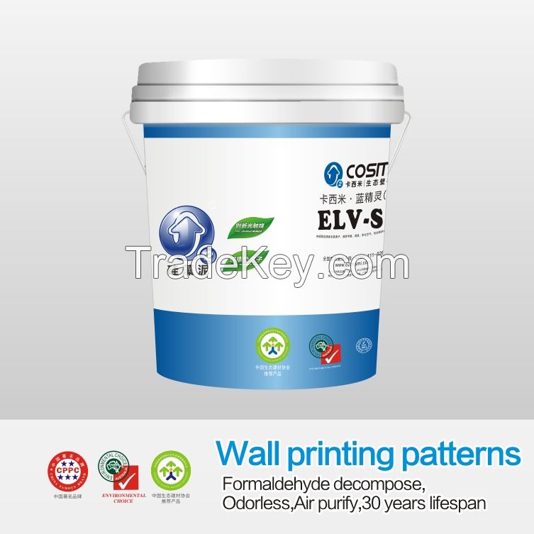 Liquid silk paint for wall water based stencial patterns pairt