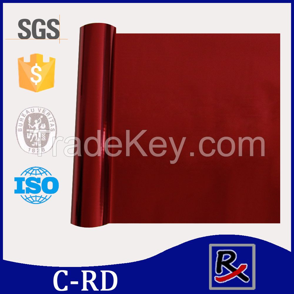 C-RD bright red hot stamping foil for textile leather shoes