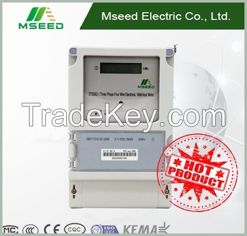 three Phase four wire Electric energy Power Meter