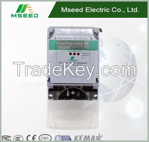 Single Phase digital Energy Meter Wire Electric Power Meter