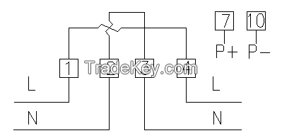 Single Phase digital Energy Meter Wire Electric Power Meter