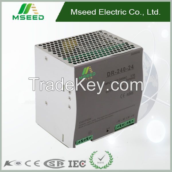 Hot sale switching Power Supply DR-240 with Good Quality din-rail switching power supply 