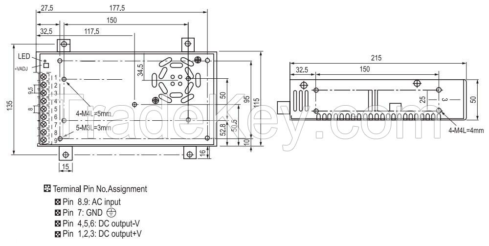 industrial S-350 Switch Mode Power Supply china manufauturer rosh approved