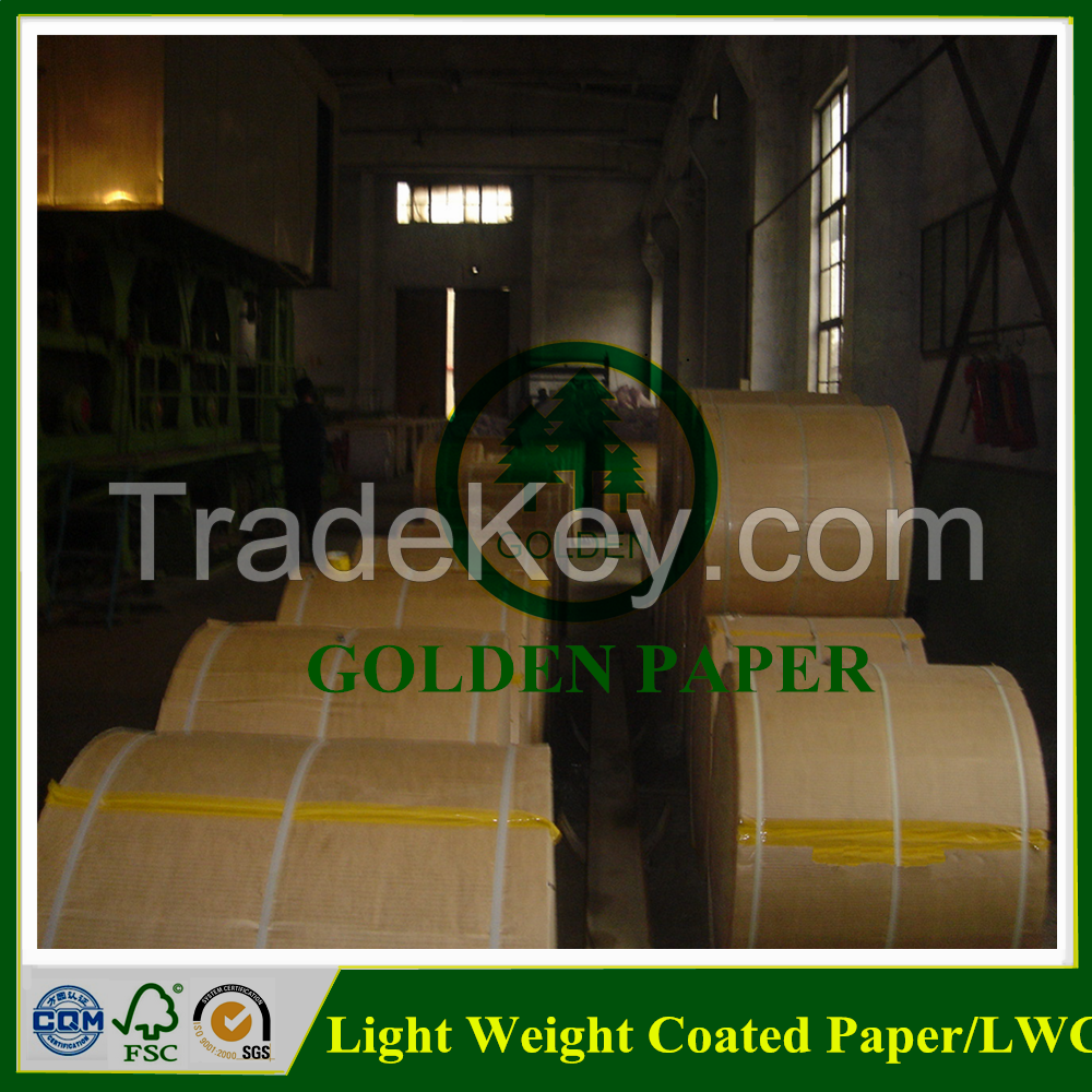 light weight coated paper LWC for printing magazine