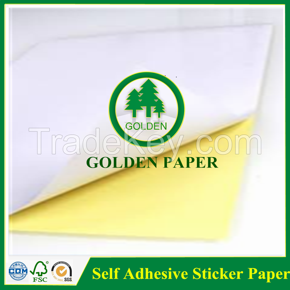 self adhesive sticker paper