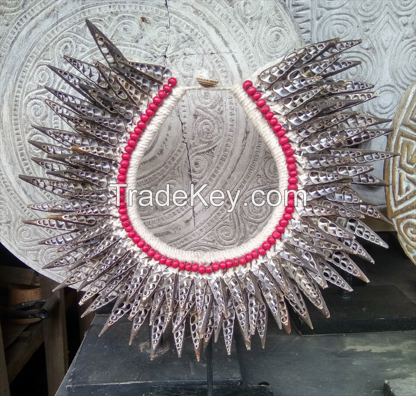Tribal adornment for sacred rituals.