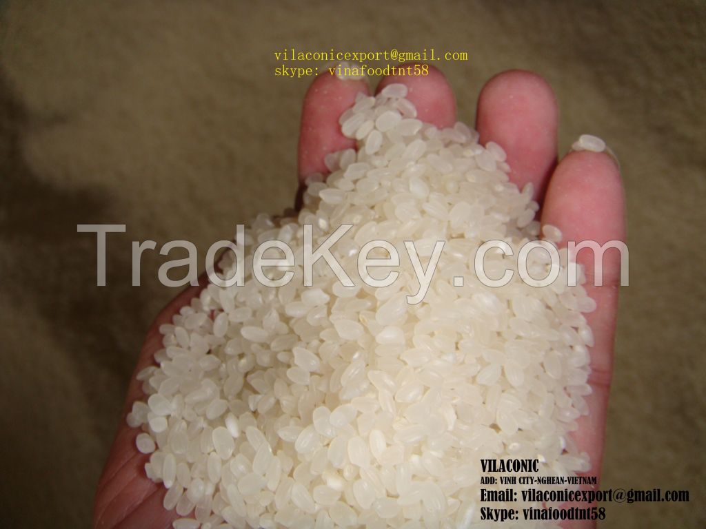 Vietnam Round Japonica white rice