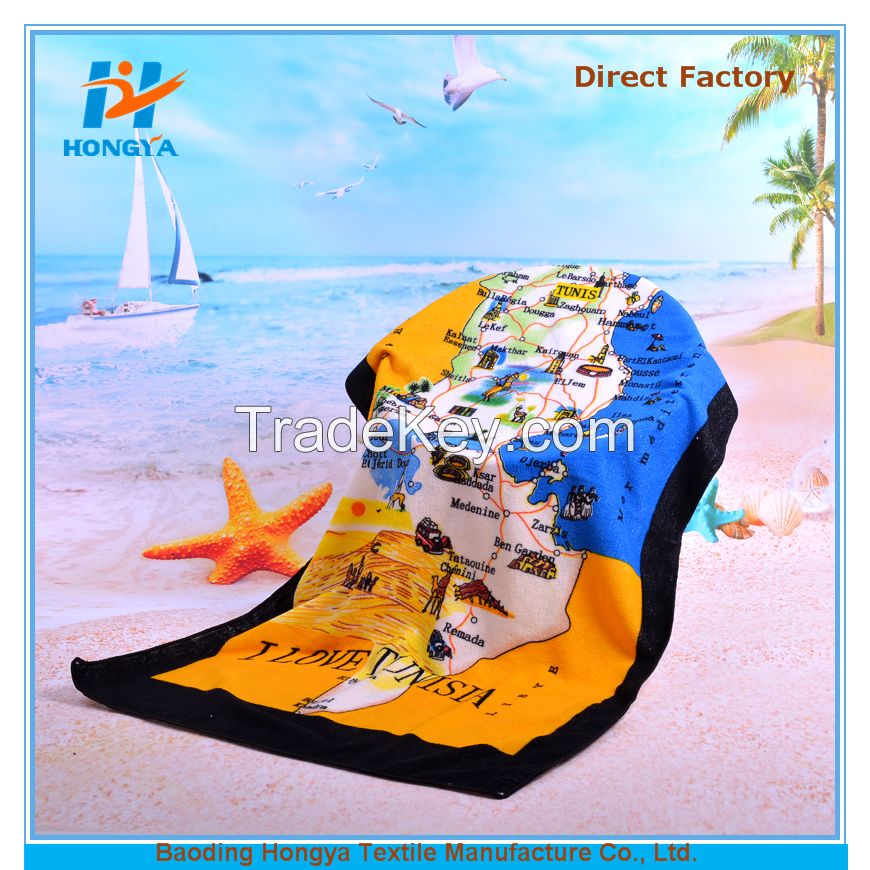 Cheap Custom Printed Beach Towel