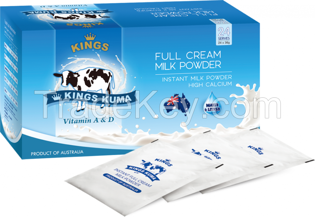 Download Kings Kuma Full Cream Milk Powder Sachet Box By CBS ...