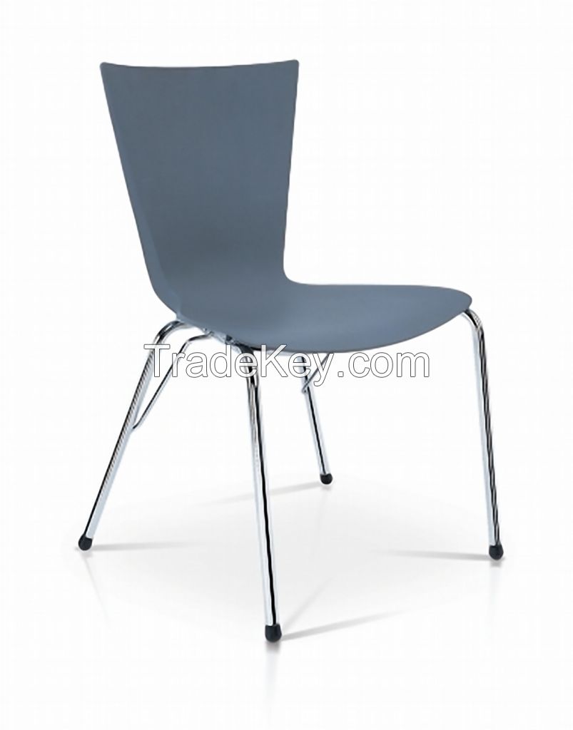 China Manufacturer Cheap Plastic Dining Chair Stackable Multi Color