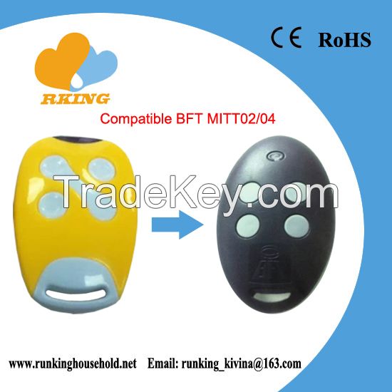 Compatible Original BFT MITT02/MITT04 Garage Door Remote Control