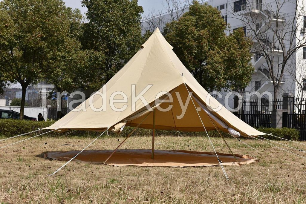 4M outdoor camping luxury bell tent