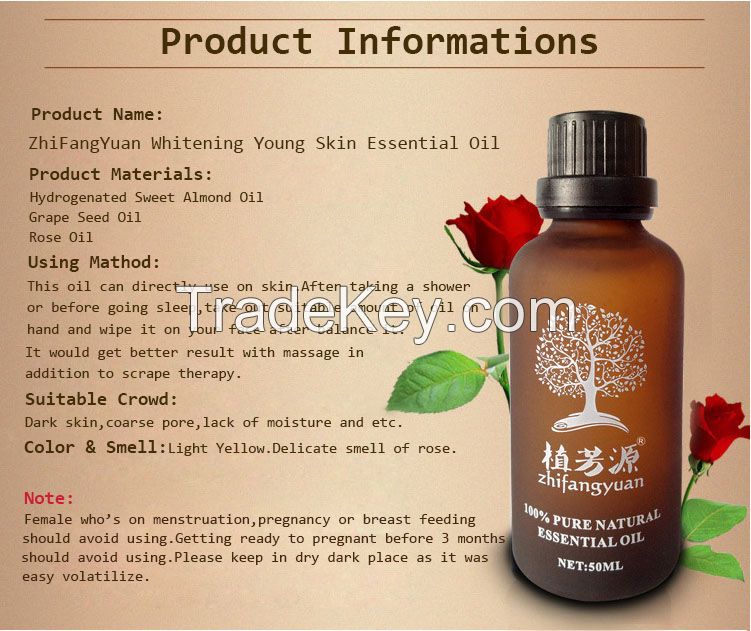 ZhiFangYuan Whitening Young Skin Essential Oil High Moisture Level