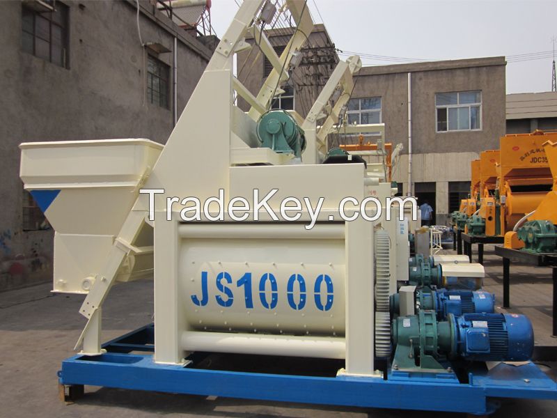 SGS JS1000 Twin shaft Compulsory Concrete Mixer