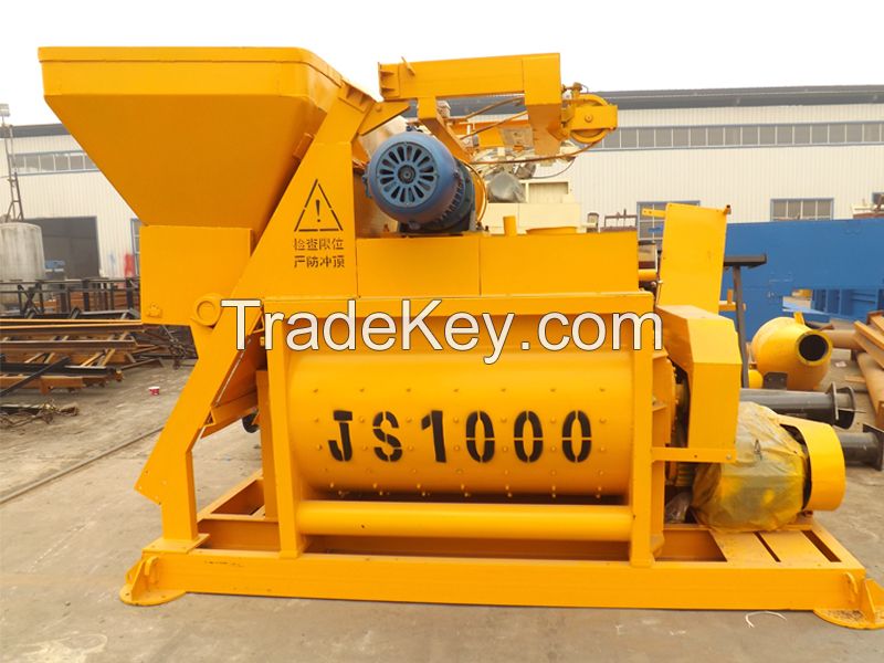 SGS JS1000 Twin shaft Compulsory Concrete Mixer