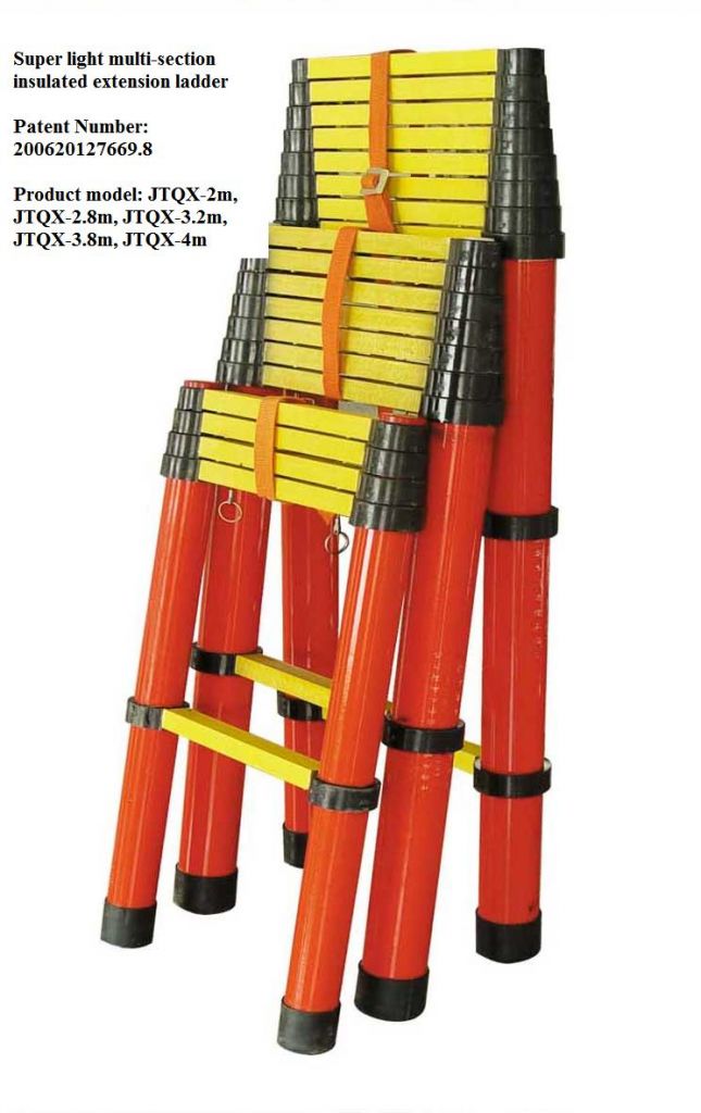 Insulated Telescopic Ladder for Electricity