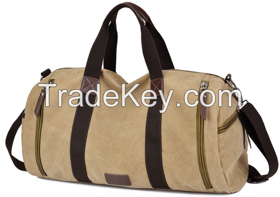 Buy Wholesale China Retro Weekend Overnight Travel Holdall Leather