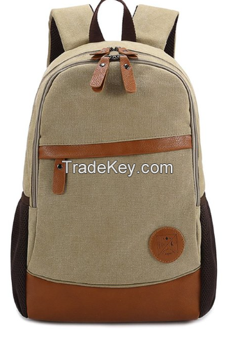 Wholesale retro canvas backpack