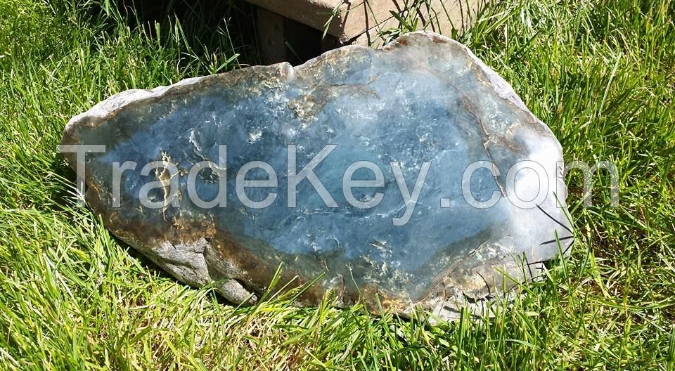 Blue Dream Jade (Nephrite) Rough