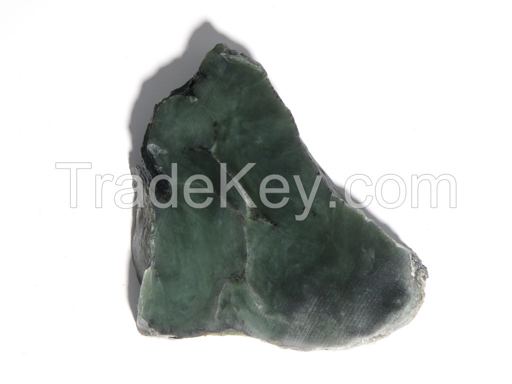 Cat's Eye Evergreen Jade (Nephrite) Rough