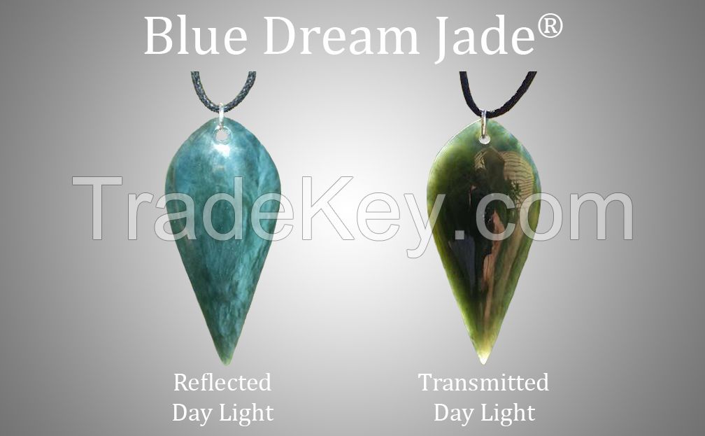 Blue Dream Jade (Nephrite) Rough