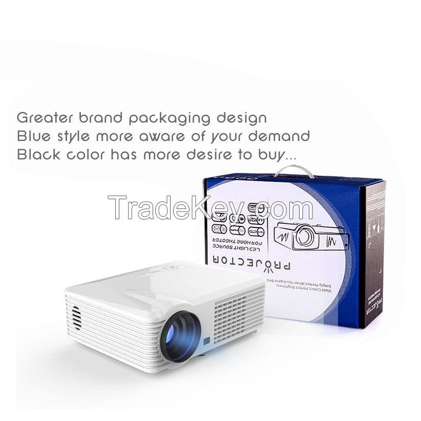 simplebeamer S200 led Projector,2500 lumens up to 1080P,real home theater exceed 3D projector