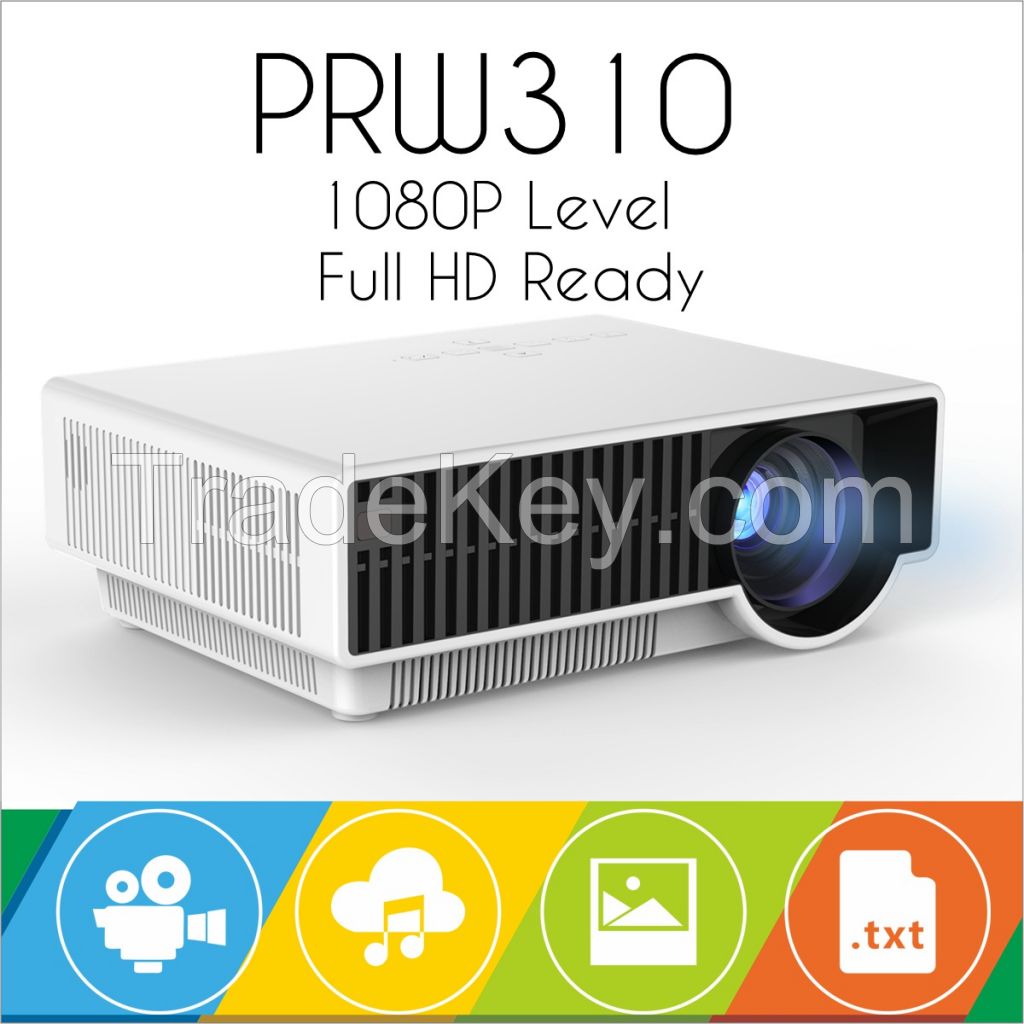 simplebeamer W310 led full hd Projector,2800 lumens real home theater Projector exceed mini led projector