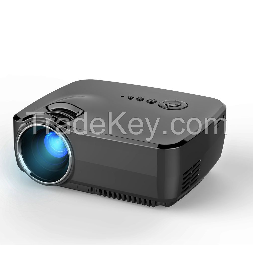 simplebeamer GP70 Portable mini led projector 1200 lumens, support 1080P