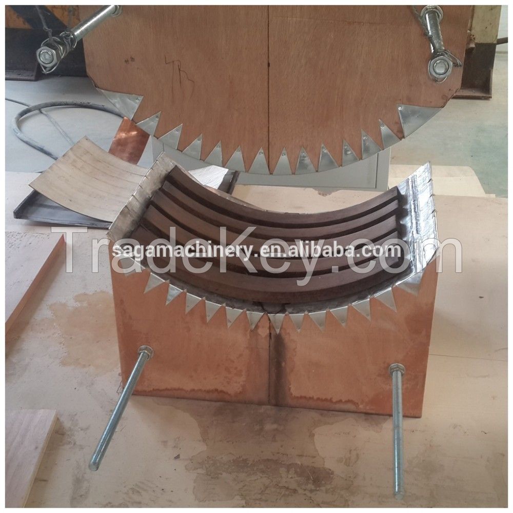 High frequency plywood curving press machine for chair shaping