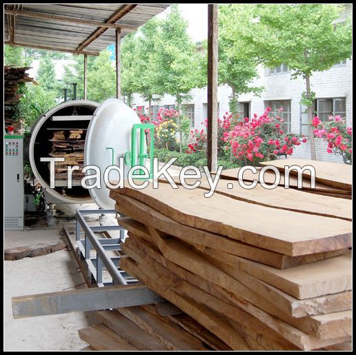 High frequency furniture wood drying machine with vacuum condition