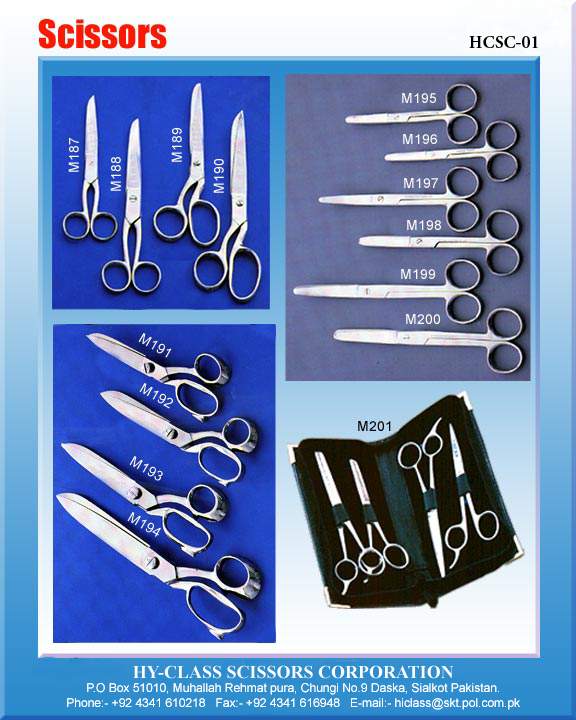 Tailor Scissors, Barber Scissors,and all kind of  Scissors, Manicure,