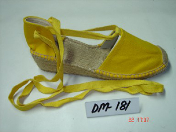Leather and Jute Footwear