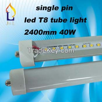 8ft T8 tube lighting LED smd2835 40w 2.4m tube led light 28lm/led CRI>=80
