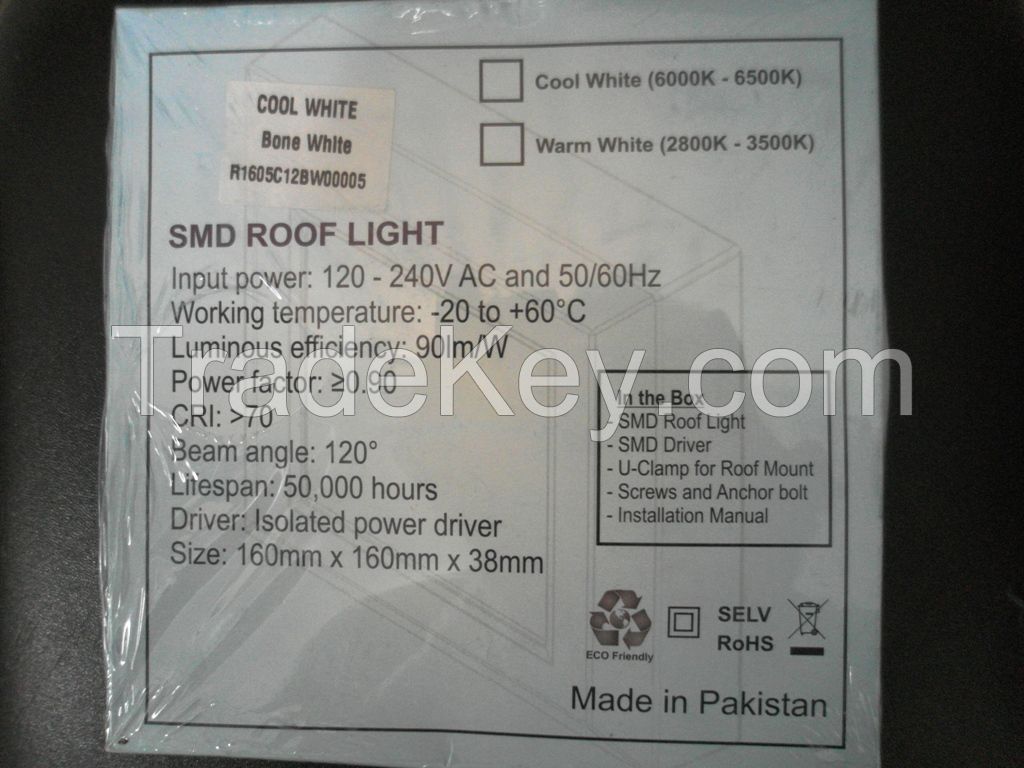 LED ROOF LIGHT SMD 12 WATT (TEXTURE FINISH)