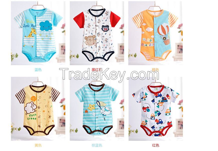 Baby Baby Clothes Summer Triangle Leotard Summer Newborn Clothing Cot