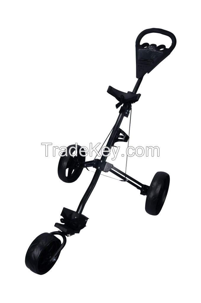 3 Wheels Hand Push Golf Cart